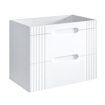 Meuble Suspendu Sous Lavabo Fiji Blanc 80 Cm - Bricoman