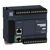 Tm221ce24r Automate Schneider Modicon M221 - Contrôleur 24 Entrées/sorties Tor - 240vac - Relais - Port Ethernet + Série - Bricoman