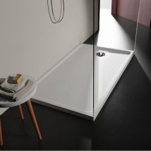 Receveur Extra Plat 80x140 En Solid Surface Tango - Bricoman