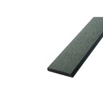 Bardage Ajouré Bois Composite - Coloris - Gris Anthracite, Epaisseur - 1cm, Largeur - 7.5 Cm, Longueur - 270 Cm - Bricoman