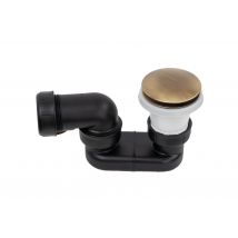 Bonde De Baignoire Click Clack Avec Siphon Réglable Et Raccord À Écrou En Bronze Vicario 1012.806.02 - Bronze - Bricoman