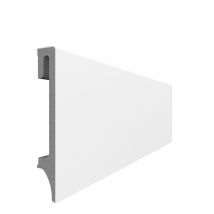 Lot De 5 Plinthes Pvc Soft Touch 100mm / Passage De Câble Intégré / 100% Compatible Zone Humide (esp4.1) 2.40m - Bricoman