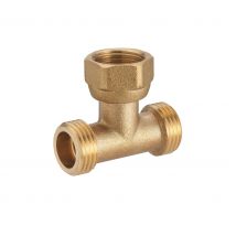 Té Laiton Mâle Femelle Mâle Ecrou Tournant À Visser 15x21 (1/2) Noyon & Thiebault - Bricoman