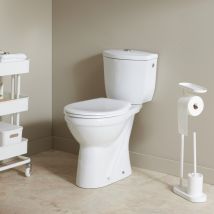 Pack Wc Surélevé Bermude Avec Sortie Verticale Blanc - Bricoman