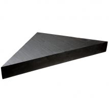 Banc D'Angle Pour Douche En Pierre Naturelle - Coloris Graphite - Bricoman