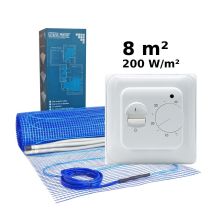 Kit Chauffage Au Sol 8 M², 200 W/m² + Mst-1 Thermostat - Bricoman