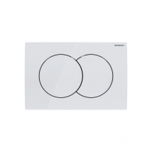 Geberit Plaque De Commande Delta01, Blanc (115.107.11.1) - Bricoman