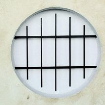 Grille De Defense Close Diametre 70 Cm Pour Fenetre Ronde (côte Tableau) - Bricoman
