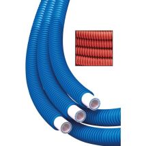 Tube Multicouche Gainé Rouge - Tita Fix Pe-rt - Rbm - Diamètre 16 Mm - L.50 M - Tecnomat