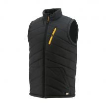 Gilet De Travail Matelassé Sans Manches Caterpillar Noir M - Bricoman