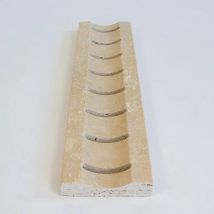 Caniveau Percé En Travertin - 61 Cm X 13,5 Cm X 3 Cm - Vendu À La Pièce - Bricoman