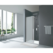 X-motion Porte De Douche 200x120cm Coulissante, Anticalcaire Avec Profilé Chrome Brillant (satbwixm120nika) - Tecnomat