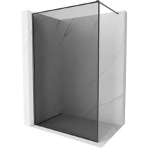 Mexen Kioto-xf Paroi De Douche Walk-in Avec Cadre 110 X 202 Cm, Graphite 10 Mm, Gris Pistolet Brossé - 800-110-104-66-40-x - Bricoman