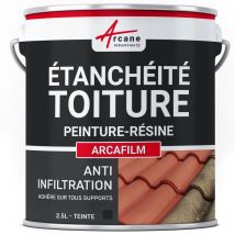 Étanchéité Toiture, Résine D'Étanchéité Colorée : Arcafilm Ardoise - 2.5 L - Arcane Industries - Bricoman