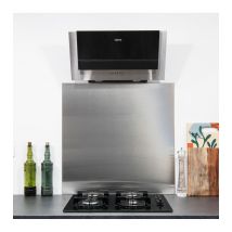 Fond De Hotte / Crédence Inox Brossé H 30 Cm X L 80 Cm De 1mm - Bricoman