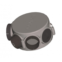 Caisson Répartiteur Circ. Isolé 1x 160 + 6x 125 - 11023195 Aldes - 11023195 - Bricoman