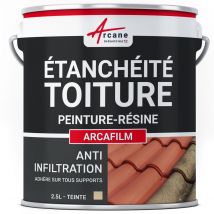 Étanchéité Toiture, Résine D'Étanchéité Colorée : Arcafilm Paille - 2.5 L - Arcane Industries - Bricoman