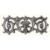 Frise En Fonte Pour Appui De Fenêtre Ou Garde-corps - Hauteur 140mm Largeur 350mm - Double Face - À Souder - Bricoman