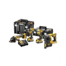Coffret Outils Dewalt Xr 18v 4 Outils Avec 3 Batteries 5ah Et Tstak - Bricoman