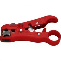 Knipex 16 60 06 Sb 166006sb Dénudeur De Câble Adapté Pour Câbles Coaxiaux Rg59, Rg6, Rg7, Rg11 - Bricoman
