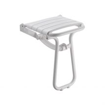 Siège De Douche Blanc Escamotable Avec Béquille - Bricoman