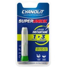 Colle Liquide Cyanolit Instantanée Succes Porcelaine Tube 2g - 2144108 - Tecnomat