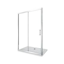 Porte De Douche De 6 Mm Pour Installation En Niche H.190 Avec Overture Coulissante – 160-165 Cm - Tecnomat