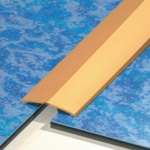 Barre De Seuil Adhésif Presto - 30 Mm X 1.66m - Profilé De Finition Inox - Laiton - Aluminium - Materiau Laiton - Bricoman