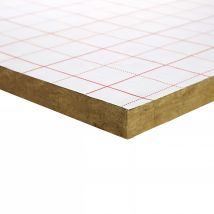 30 - Dalle Plane Phonique Laine De Roche Pour Sol Chauffant - Ép 30 - = 0,75 M²k/w - = 1,20 M² - Bricoman