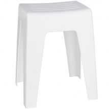 Tabouret De Toilette Avec Assise Profilée, Tabouret De Salle De Bain En Plastique - Wenko, Wenko - Bricoman