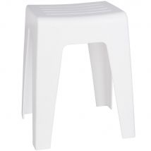 Tabouret De Toilette Avec Assise Profilée, Tabouret De Salle De Bain En Plastique - Wenko, Wenko - Bricoman