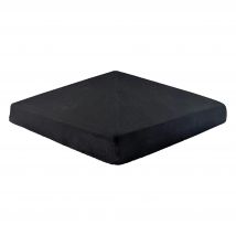 Chapeau Pilier 30x30 Pointe De Diamant - Gris Anthracite Foncé - Bricoman