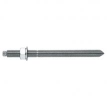 Tige Filetée Pour Scellement Chimique Avec Rondelle Et Écrou - Zingué 8.8 M16x190 - Bricoman