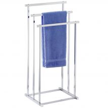 Porte-serviettes Quadro, Chromé, Wenko, Wenko - Bricoman