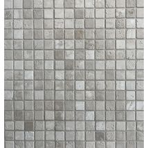 Mosaique Travertin Light, 2,3x2,3 Cm Sur Trame De 30,5x30,5 Epaisseur 1cm (vendu À La Piéce) - Bricoman