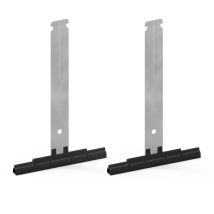 Lot De 2 Attaches Tablier À Clipper Pour Tube Zf - Lame De 8 Mm - Tecnomat