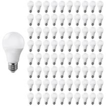 Ampoule Led E27 15w 220v A65 (pack De 100) - Blanc Neutre 4000k - 5500k - Silamp - Bricoman