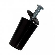Butées Rondes 40mm Pour Volet Roulant - Lot De 2 - Noir - Bricoman