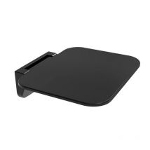 Siège De Douche Rabattable Pmr - Charge 150 Kg – Noir (satdsedplc) - Bricoman