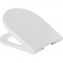 Abattant Wc Pour Wc Sanindusa Urby Déclipsable Chrome Blanc (non Universel) - Bricoman