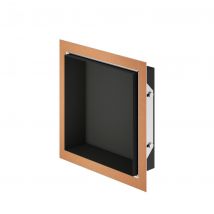 Niche Sans Carrelage Aluminium 30x30 Cm Design-niche Schluter - Mgs - Noir Graphite Satiné Ral 9005 - Bricoman