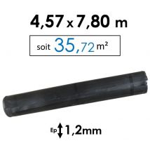 Membrane Epdm D'Étanchéité Toit Plat 1,2mm - Dimensions 4,57 X 7,80m (soit 35,72m²) - Bricoman