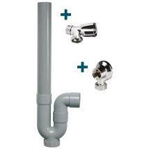 Kit Machine À Laver - Applique + Robinet + Siphon- Réf : 9810941 - Bricoman