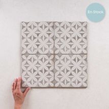 Carrelage Imitation Carreaux De Ciment Grafton 20x20 Abbey Taupe - Bricoman