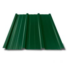 Tôle Bac Acier 0.50 Mm Prélaquée Multiusage Elda | 1250 X 840 Mm - 1.00 M² Vert | Ral 6005 - Bricoman