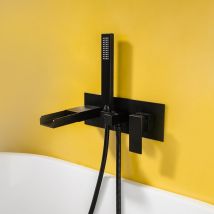 Robinet Mitigeur De Bain À Encastré Noir - Alnair - Bricoman