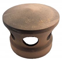 Lanterne De Toiture En Terre Cuite Rose Et Noir, Chapeau Pour Tuile À Douille, Passage Tuyau D 100 Mm - Bricoman