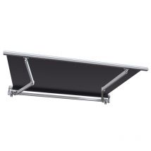 Store Banne Manuel 2,5 X 2 M Monobloc Pour Terrasse - Gris Anthracite - Bricoman