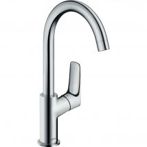 Hansgrohe Mitigeur Lavabo Logis 210 Bec Orientable Sur 120° Sans Tirette Ni Vidage Chromé 71131000 - Bricoman