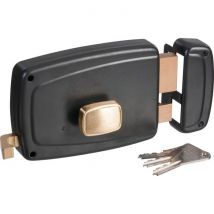 Serrure De Porte De Garage Droite À Tirage - Clé I - Axe À 70 Mm - Vachette - Tecnomat